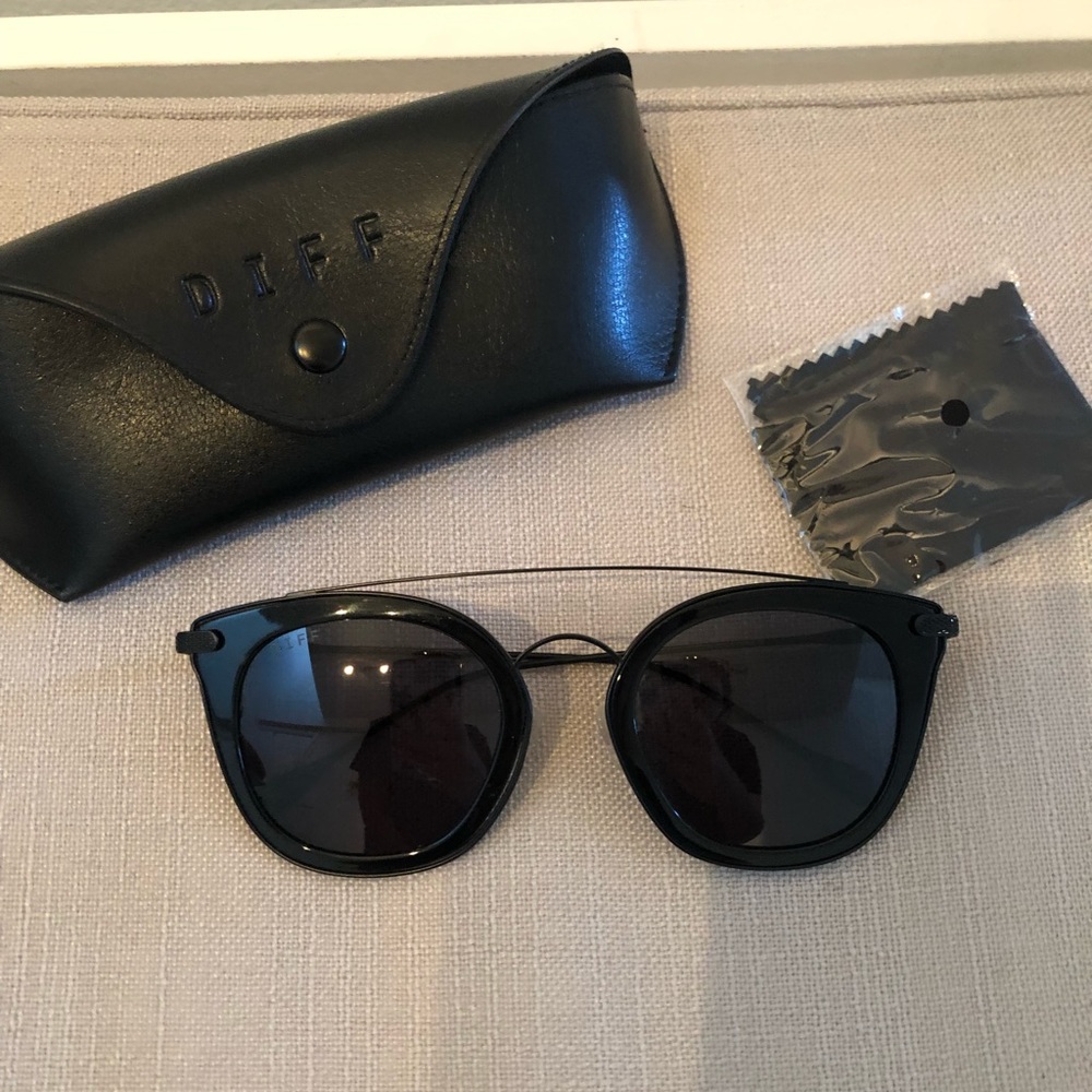 NEW! diff eyewear, Astro matte black glasses
